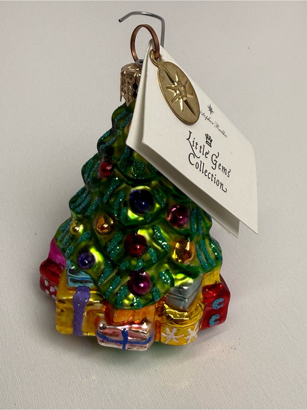 Christopher Radko Little Gems Christmas Tree Ornament Giving Tree 01-0791-0